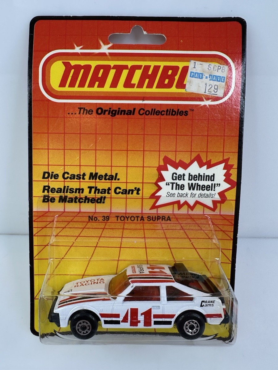 Vintage 1983 Matchbox Toyota Supra 39 White HTF | eBay