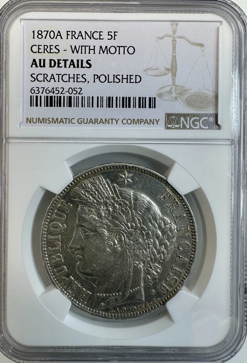 NGC 1870 Year French Coins for sale | eBay