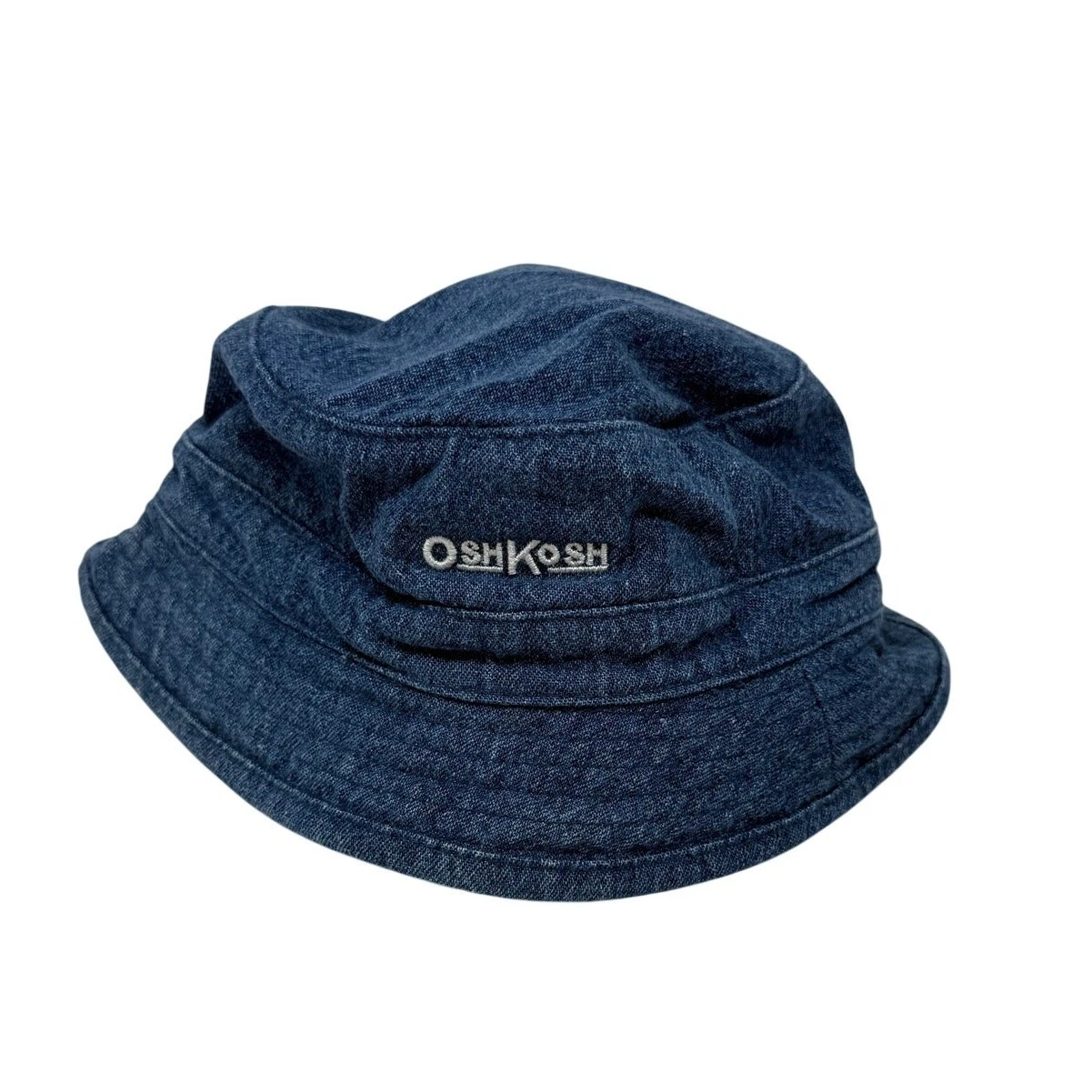 Vintage OshKosh B’gosh Denim Hat Infant 100% Cotton Embroidered Early 2000s