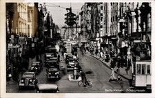 Ak Berlin Mitte, Verkehr in der Friedrichstraße, Autos, Straßenbahn - 4699748