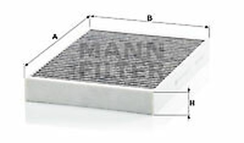 MANN-FILTER Cuk 34 003 Filter, Innenraumluft FüR Polestar, Volvo, Volvo Asia-image