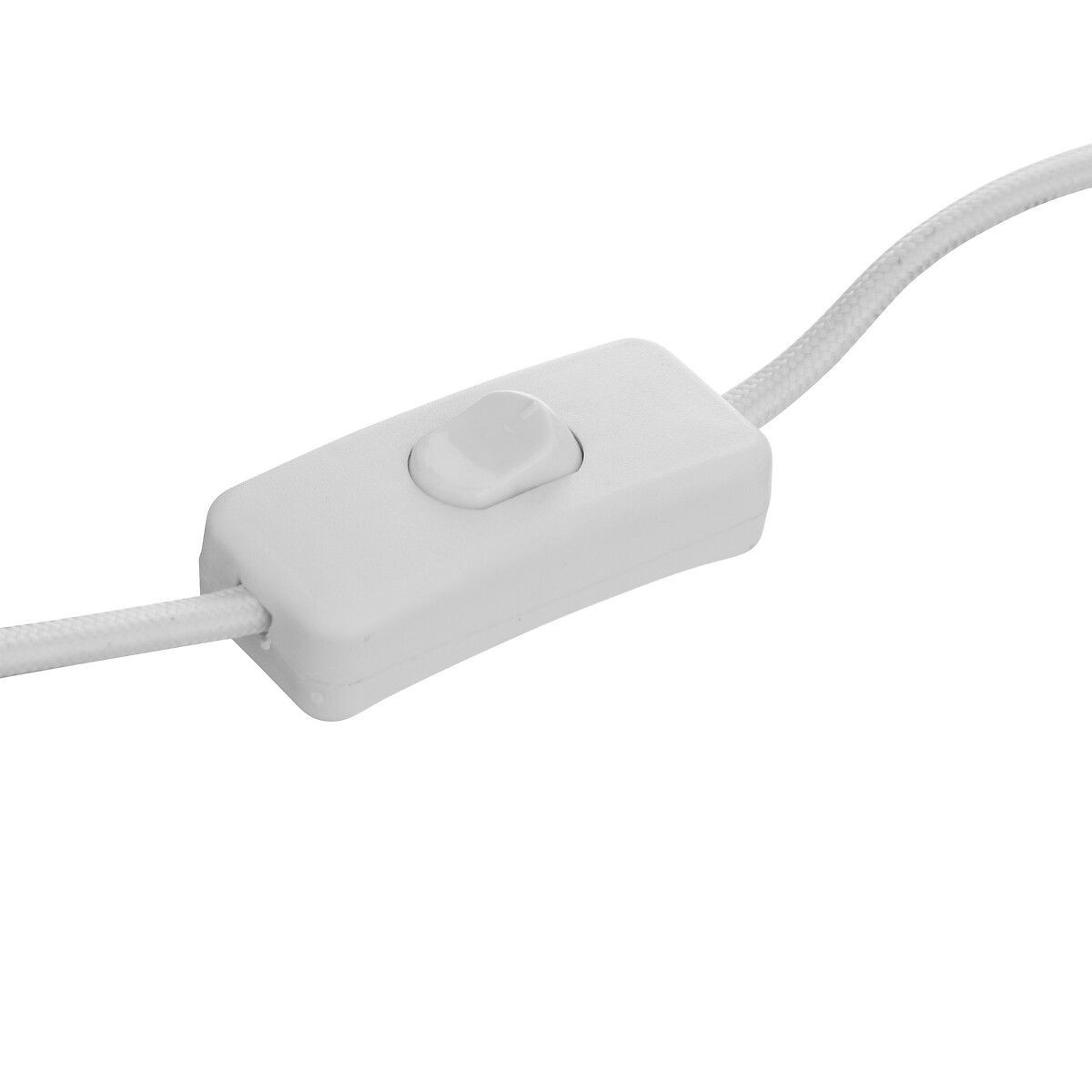Lampe à poser en métal blanc Jiling de 47cm pour table et bureau - 3