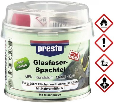 PRESTOLITH EXTRA FASERSPACHTEL 250G / 601013