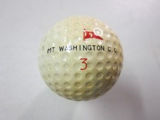 Vintage Mt. Washington N.H. C.C. Golf Ball Dean Webb G654