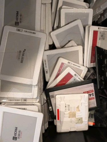 LOT OF 50 - PRICER SMARTTAG ELECTRONIC SHELF PRICE TAGS Mixed Sizes Small Big