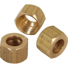 Do it 5/8 In. OD Brass Compression Nut (3-Pack) 408561 SIM Supply, Inc. 408561