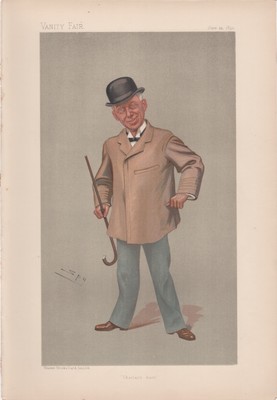 Antique Vanity Fair Theatre  litho of Wm Sydney Penley, 1893
