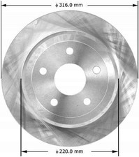 Disque de frein Jeep WRANGLER