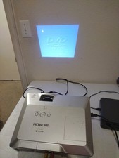 Hitachi Projector W/Power Cord, No Remote. Model CP-X205 3LCD.    F