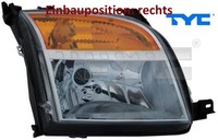 TYC 20-12183-06-2 Hauptscheinwerfer Rechts Scheinwerfer Frontscheinwerfer