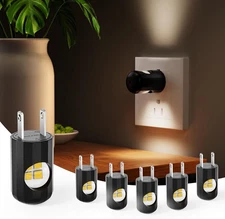 Plug-in LED Night Lights,Dusk to Dawn Sensor,2700K,Bedroom