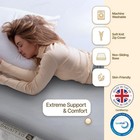 MEMORY FOAM MATTRESS ORTHO ULTRA DOUBLE KING 3FT 4FT6 5FT 4" 5" 6" 8" 10" 12"