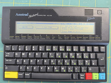 Amstrad NC100 Notepad Computer, funktionsfähig, mit Tasche und Handbuch