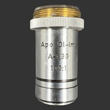 Reichert Wien APO Apochromatic 100:1 A=1,30 Ol-lm Microscope Objective Lens