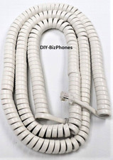 2-Pack Bright White 25Ft Cisco IP Phone Long Handset Cord 6900 7800 8800 8900