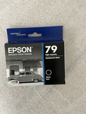 New Genuine Epson 79 Black Ink Cartridge T079120 Exp 08/20