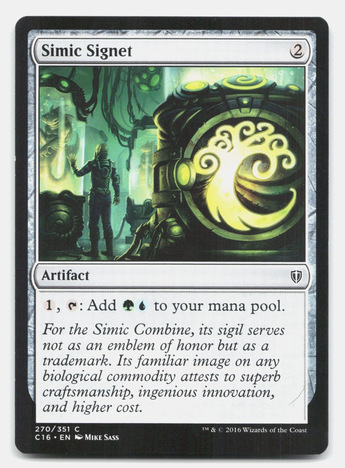 Simic Signet #270 - LP - Commander 2016