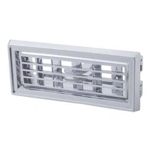Peterbilt Heater A/C Vent / Large Chrome Plastic Vent Grill / 1987-2000