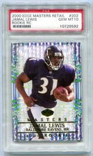 2000 Collector's Edge Masters Retail #202 Jamal Lewis Rookie Card. rookie card picture