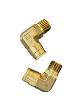 Air Brake D.O.T. & Brass 169PTC-10-8  Prestolok Push-to-Connect  1/2" Elbow Swiv