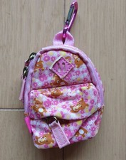 Rilakkuma rucksack type pouch with carabiner