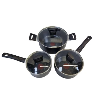 Tefal Enhance Aluminium Non-Stick Frying Pan Saucepan Set (Dirty/Missing Items) - Image 1 of 4