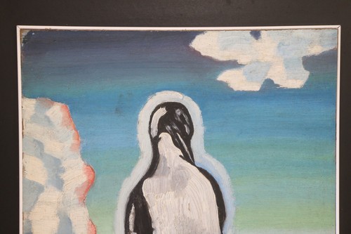 Fausto Repetti Ölgemälde Tafel Futurismus Pinguine 40er 50er Avantgarde - Bild 12 von 24