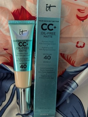 It Cosmetics, Oil Free Matte  High Coverage Matte CC Cream Light Medium NEW