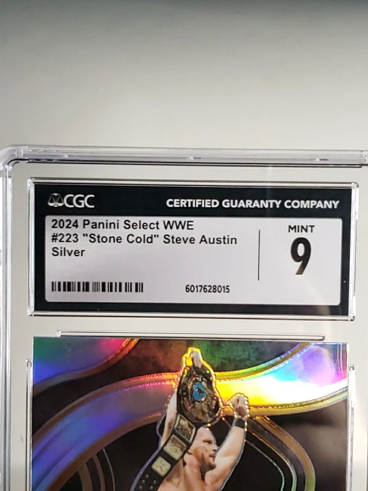 2024 Select WWE Select Silver Ringside Stone Cold Steve Austin CGC 9 Legend - Image 2 of 3