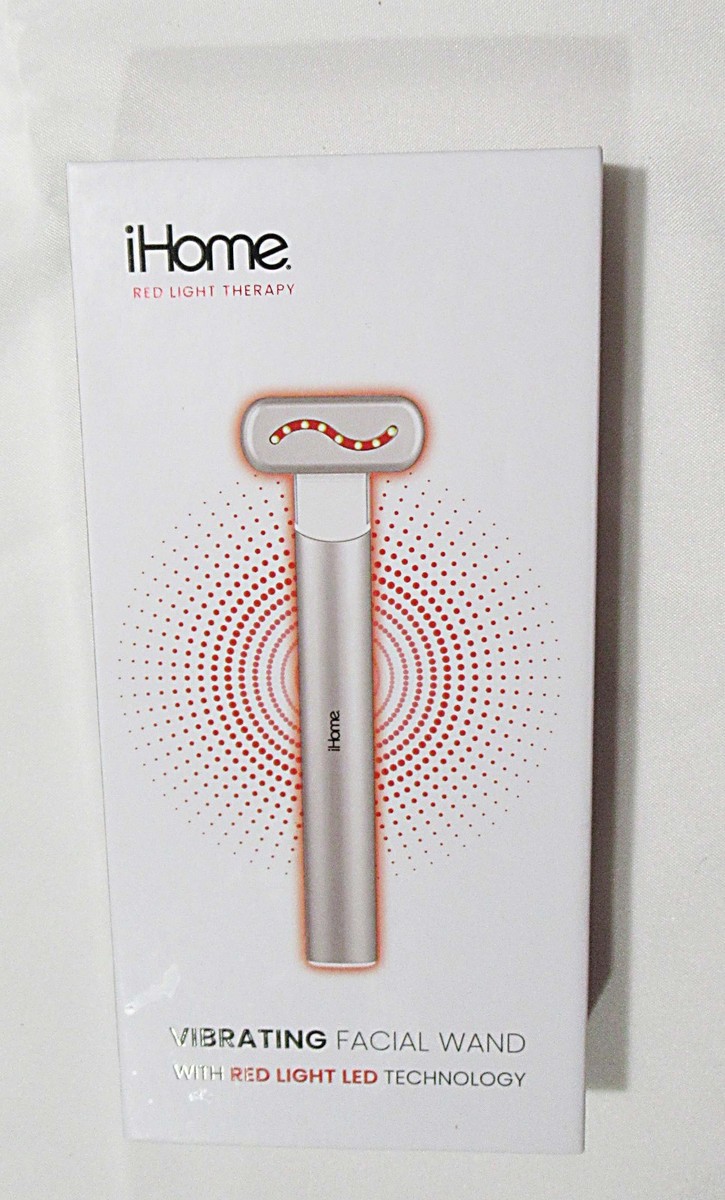 iHome Vibrating Facial Wand with Red Light LED Technology NEW IN SEALED BOX | eBay iHome Vibrating Facial Wand with Red Light LED Technology NEW IN SEALED BOX | eBay