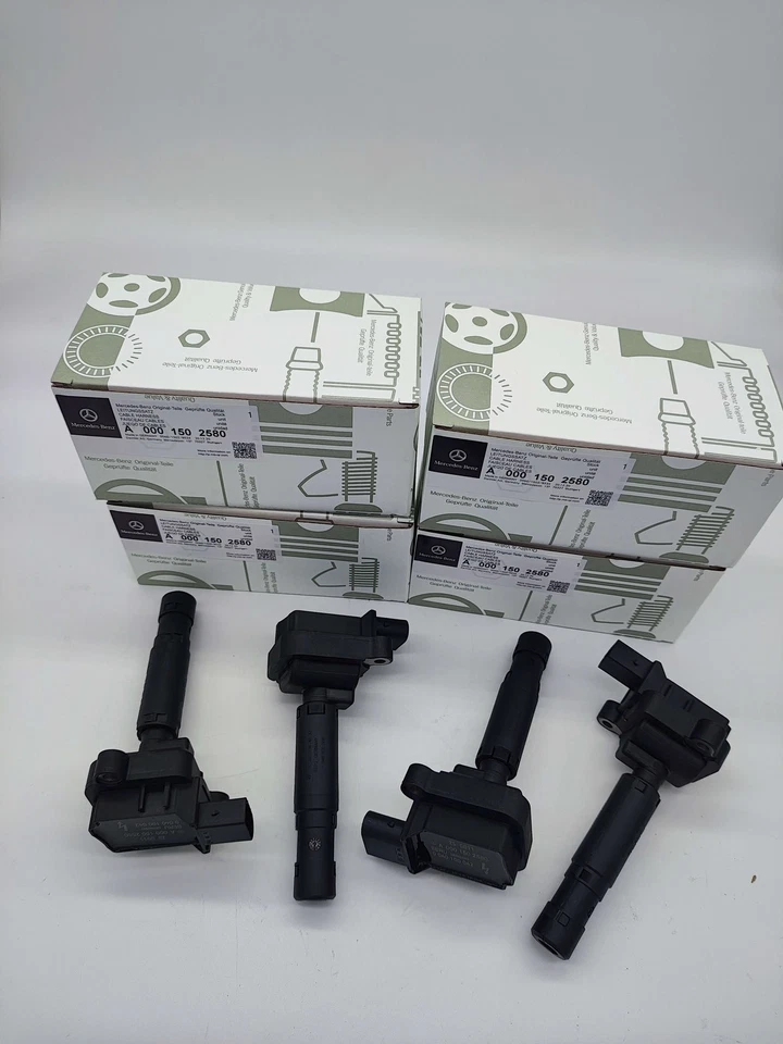 A0001502580 4x Ignition Coils for Mercedes-Benz C-Class E-Class SLK200 CLK - Image 4 of 4