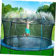 Trampoline Sprinkler for Kids, Outdoor Trampoline Water Sprinklers, Black