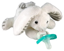 Jollypop Pacifier, Holder with Detachable Baby Pacifier, Stuffed Animal Razbuddy