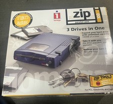 Unused in box Iomega 100MB External Zip Drive For PC w/ Parallel Port Connection