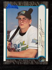 1997 Bowman Paul Hoover Tampa Bay Devil Rays Rookie Card #158 Baseball Trading C
