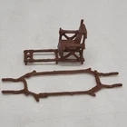 Star Wars Ewok Village Playset 1983 Throne Chair and Carrier Parts Kenner ROTJ