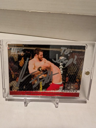 2009 Topps UFC Round 1 Jon Fitch vs Brock Larson #33 Rookie RC Autographed IP