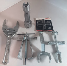 HERRAMIENTA SUPERIOR LOTE DE 6 PIEZAS PLOMEROS LLAVES EXTRACTOR BAÑERA REMOVEDOR DE DESAGÜE LLAVE DE 4 VÍAS