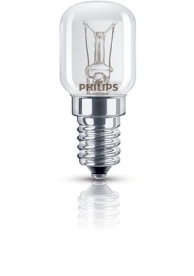 Philips T25 Backofen Lampe E14 26W 230-240V Klar Hitzebeständig 300°C Birne NEU