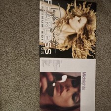 Taylor Swift Vinyl Midnight Open And Used Once, Fearless Platinum Edition unused
