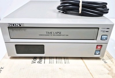 S-VHS 60未開封 Sony SVT-124 Time Lapse Security VCR VHS Video Recorder