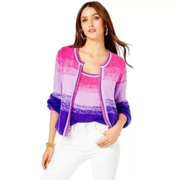 Lilly pulitzer striped sweater cheap