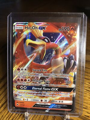 ho oh gx pokemon card price Lunala GX 172/156 Gold Secret