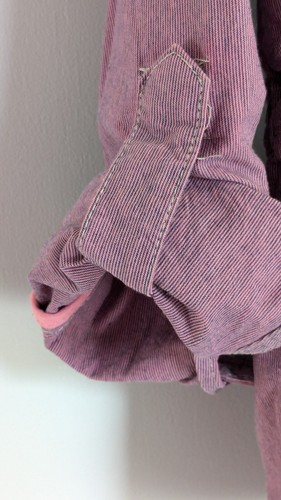 H&M L.O.G.G. Women's Utility Jacket Sz AU 12-14 Purple Pockets Removable Hood - Picture 8 of 23