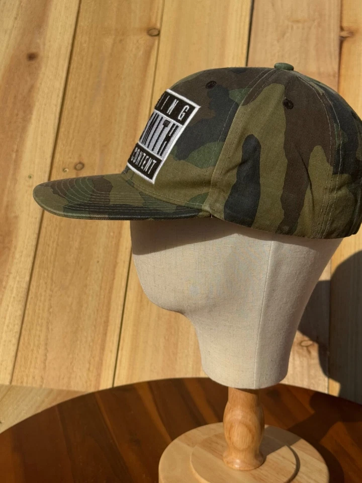 Advertencia Cerrajero Contenido Explícito Camuflaje Snapback Sombrero Algodón Gorra Camuflaje Foto 2 de 4