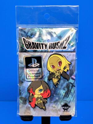 Gravity Rush 2 Kat & Raven Limited Enamel Pin Figure Set Daze Official Licensed