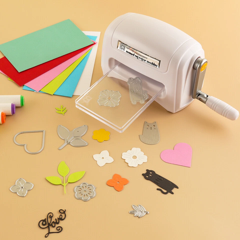 Portable Mini Die Cutting Machine For DIY Scrapbooking Embossing Craft Cards Foto 3 de 4