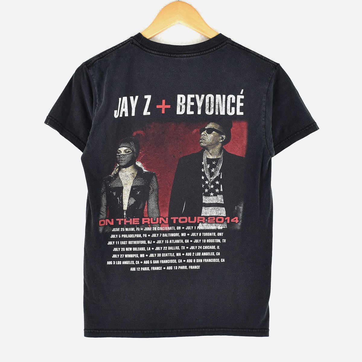 JAY-Z BEYONCE ON THE RUN ツアーTシャツ JAYZ BEYONCE ON THE RUN TOUR TEE ジェイZ ビヨンセ raptee