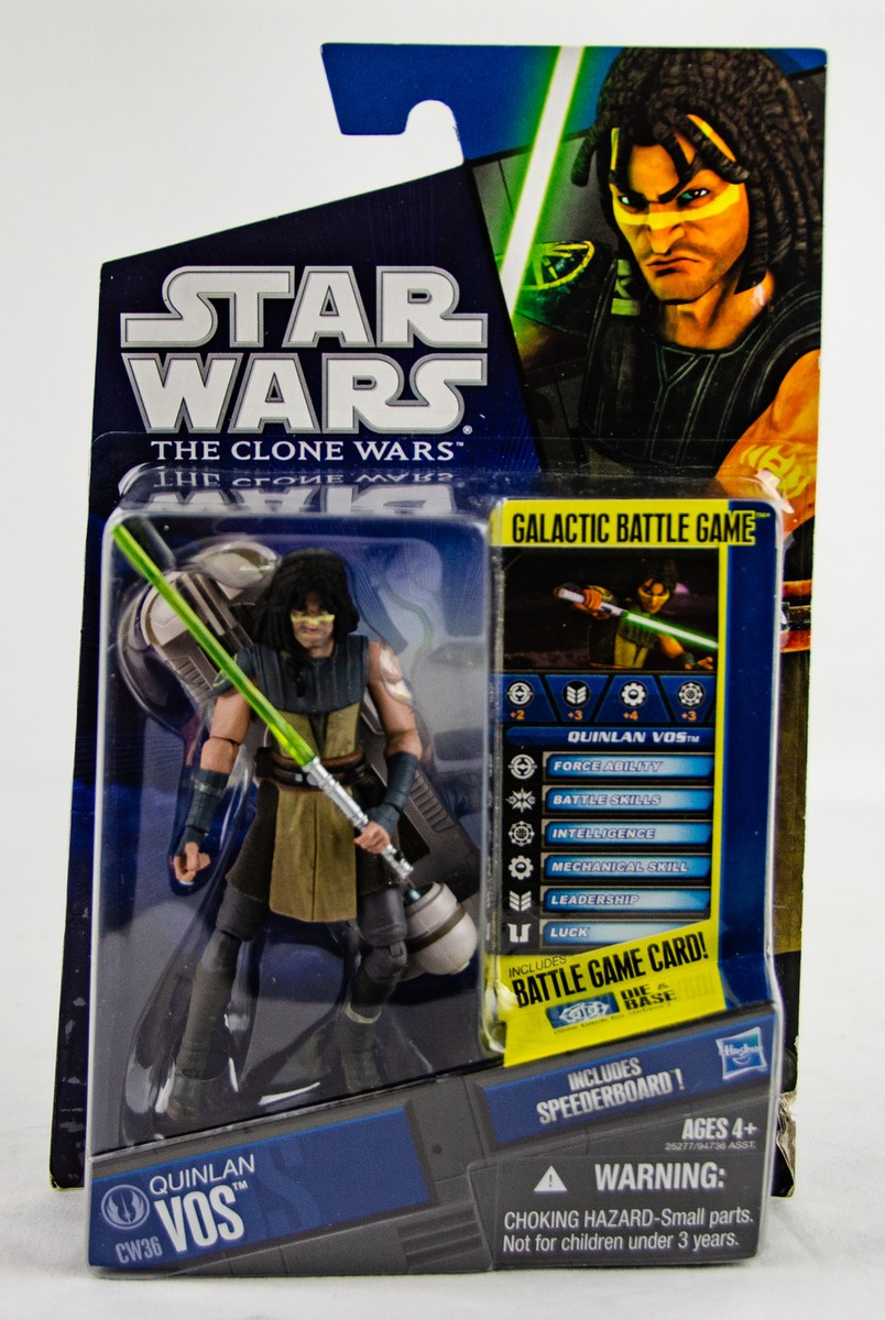 キャラクターグッズ Hasbro - Hasbro Star Wars figures collection Hasbro Star Wars The Clone Wars Battle Game CW36 Quinlan Vos