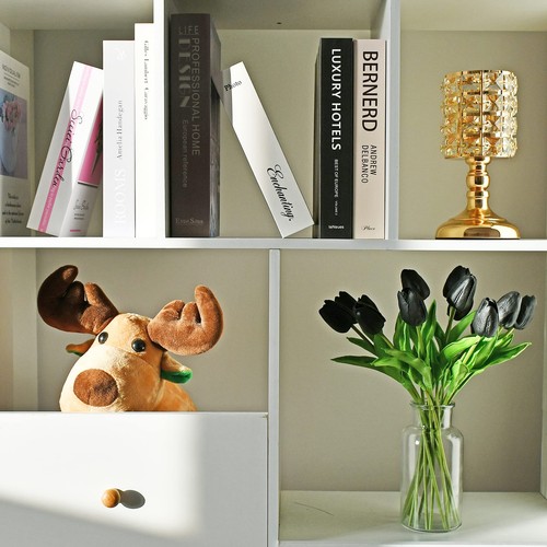 20pcs Black Artificial Tulip Silk Fake Flowers 13.5" for Mother's Day Easter ... - Picture 9 of 9